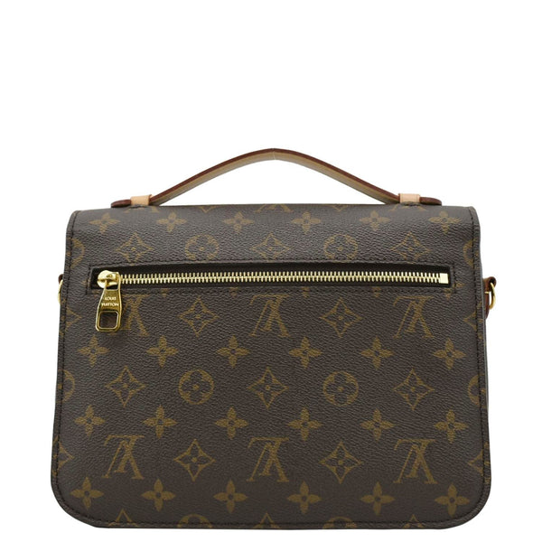 LOUIS VUITTON onogram Canvas Crossbody Bag Brown back look