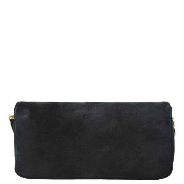 YVES SAINT LAURENT Kate Tassel Suede Crossbody Bag Black