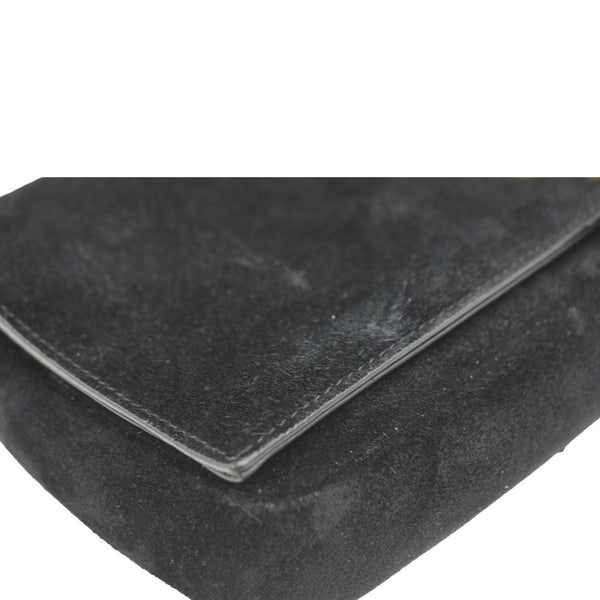 YVES SAINT LAURENT Kate Tassel Suede Crossbody Bag Black