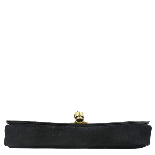 YVES SAINT LAURENT Kate Tassel Suede Crossbody Bag Black