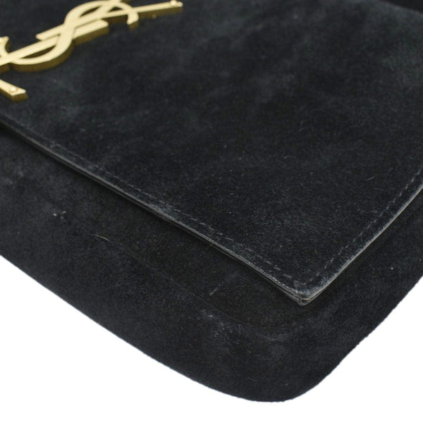YVES SAINT LAURENT Kate Tassel Suede Crossbody Bag Black