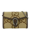 GUCCI Dionysus Mini GG Canvas Crossbody Bag Beige 407231