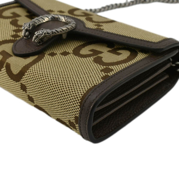 GUCCI Dionysus Mini GG Canvas Crossbody Bag Beige 407231