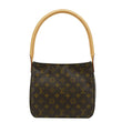 LOUIS VUITTON Looping MM Monogram Canvas Shoulder Bag Brown front look