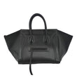CELINE Luggage Phantom Medium Leather Tote Bag Black