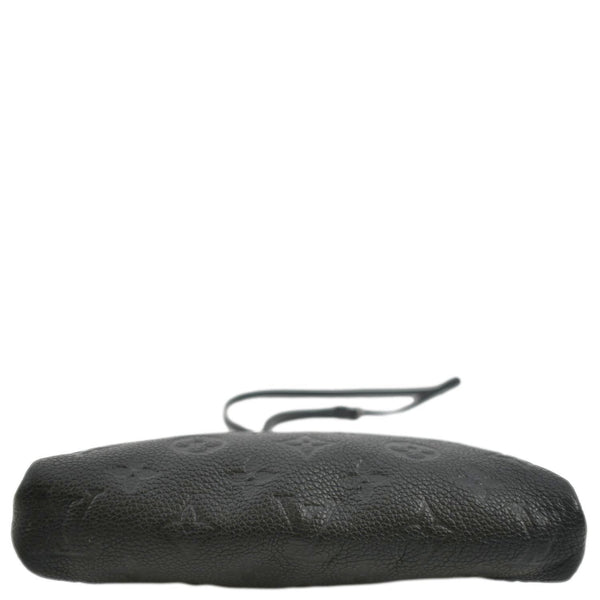 LOUIS VUITTON Pallas Monogram Empreinte Clutch Crossbody Bag Black