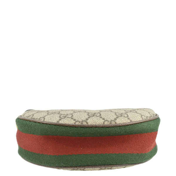 GUCCI Ophidia Mini GG Supreme Canvas Hobo Bag Beige 658551