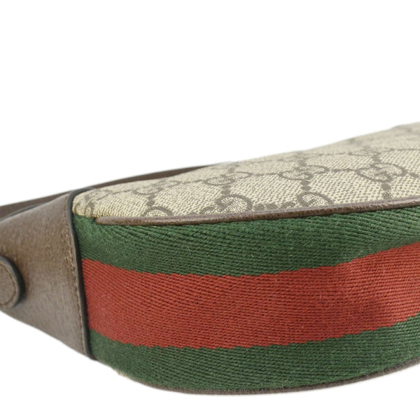 GUCCI Ophidia Mini GG Supreme Canvas Hobo Bag Beige 658551