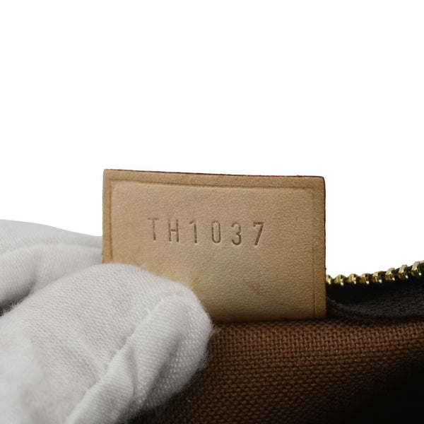 LOUIS VUITTON Mini Speedy HL Monogram Canvas Satchel Bag Brown