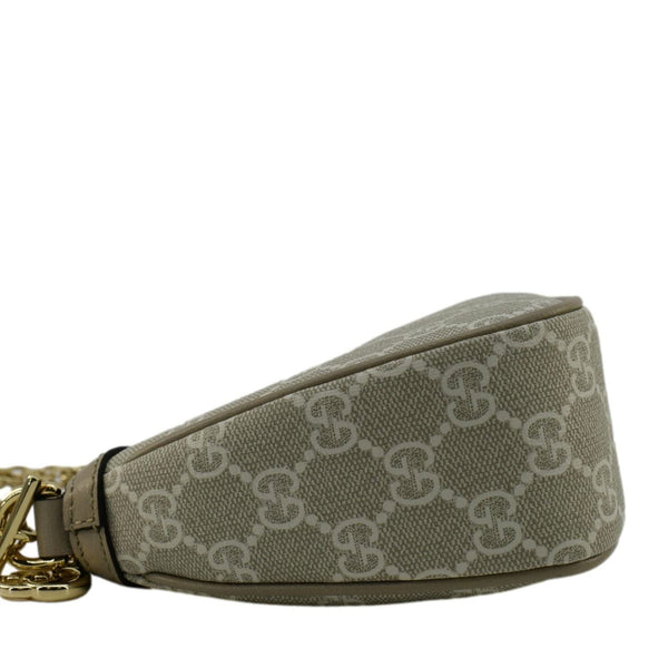 GUCCI Ophidia Small GG Supreme Canvas Hobo Bag Beige 735145