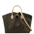 LOUIS VUITTON Boetie Monogram Canvas Shoulder Bag Brown