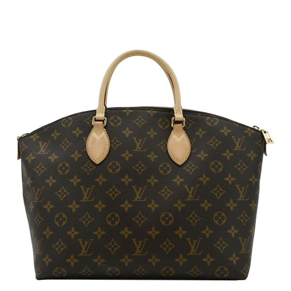 LOUIS VUITTON Boetie Monogram Canvas Shoulder Bag Brown