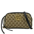 GUCCI Marmont Small Monogram Canvas Crossbody Camera Bag Beige 447632