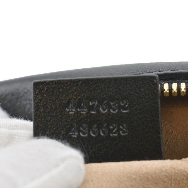 GUCCI Marmont Small Monogram Canvas Crossbody Camera Bag Beige 447632