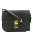 CELINE Classic Box Calfskin Leather Crossbody Bag Black