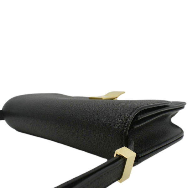CELINE Classic Box Calfskin Leather Crossbody Bag Black
