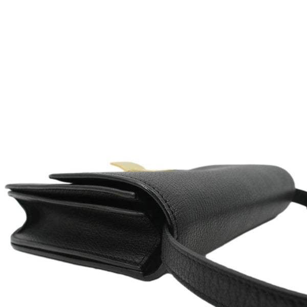 CELINE Classic Box Calfskin Leather Crossbody Bag Black