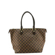 LOUIS VUITTON Saleya MM Damier Ebene Shoulder Bag Brown
