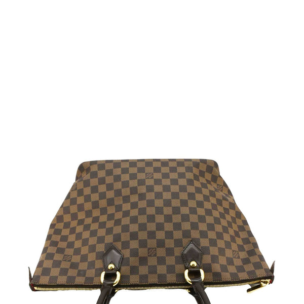 LOUIS VUITTON Saleya MM Damier Ebene Shoulder Bag Brown
