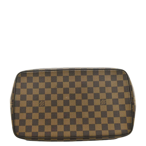 LOUIS VUITTON Saleya MM Damier Ebene Shoulder Bag Brown