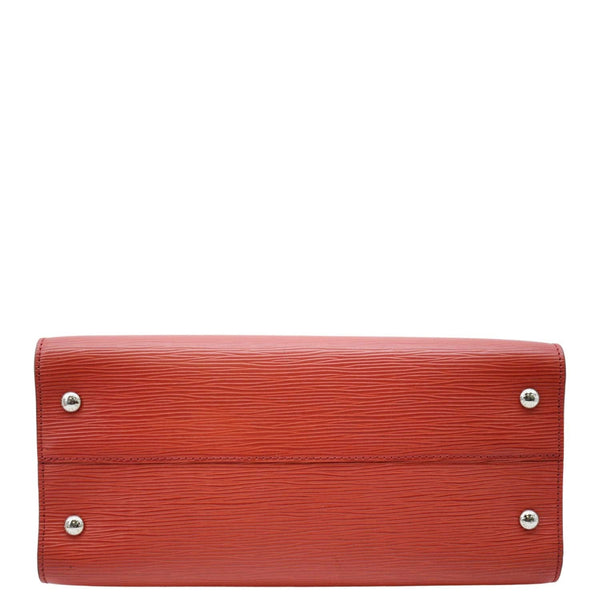 LOUIS VUITTON Vaneau MM Epi Leather Shoulder Bag Red