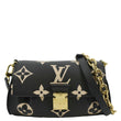LOUIS VUITTON Favorite Bicolor Monogram Empreinte Shoulder Bag Black