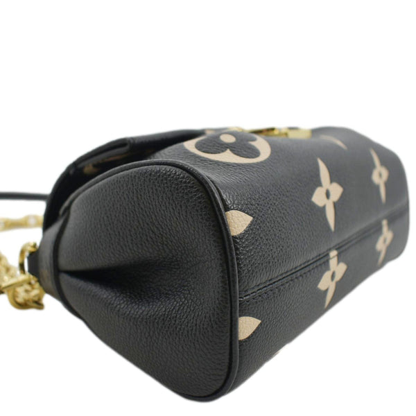 LOUIS VUITTON Favorite Bicolor Monogram Empreinte Shoulder Bag Black