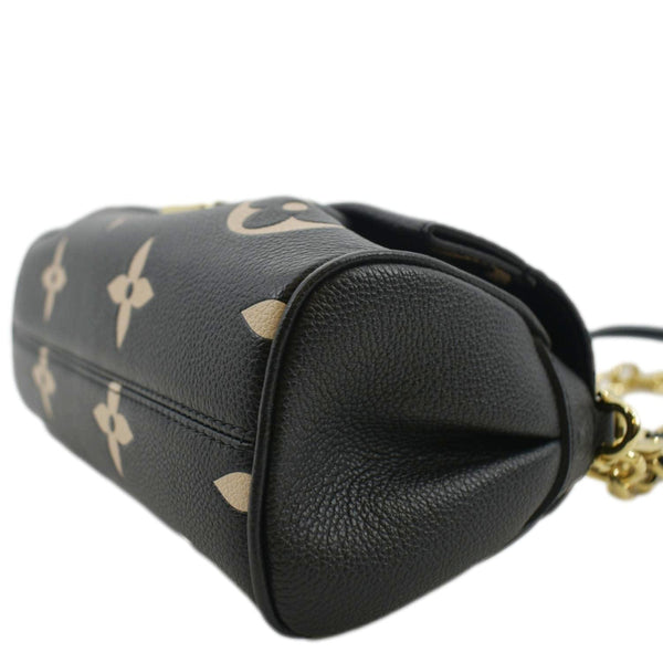 LOUIS VUITTON Favorite Bicolor Monogram Empreinte Shoulder Bag Black