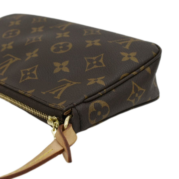 LOUIS VUITTON Pochette Accessoires Monogram Canvas Pouch Brown