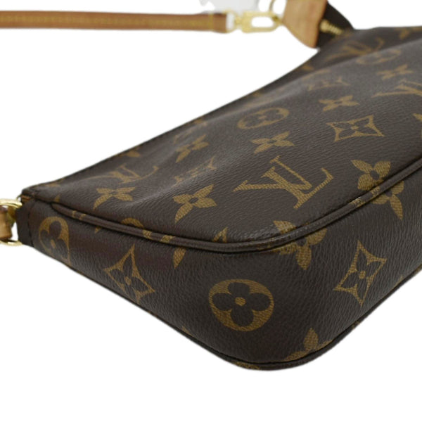 LOUIS VUITTON Pochette Accessoires Monogram Canvas Pouch Brown
