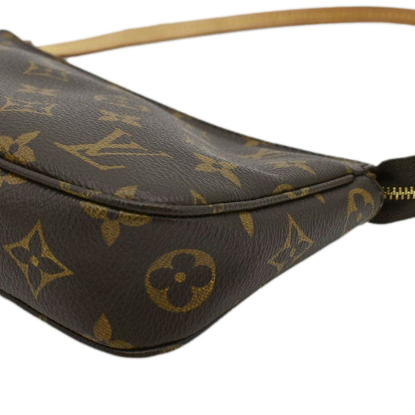 LOUIS VUITTON Pochette Accessoires Monogram Canvas Pouch Brown