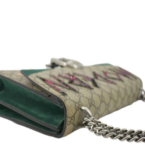 GUCCI Modern Dionysus Medium GG Supreme Monogram Shoulder Bag Beige 403348