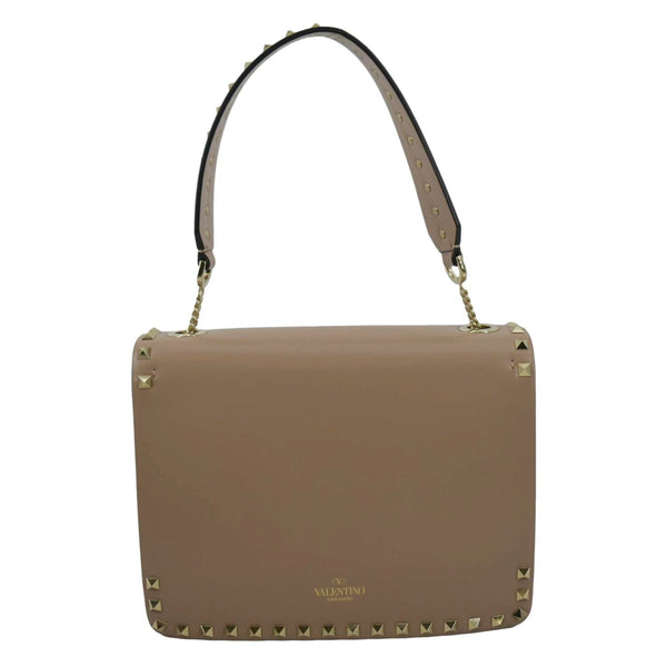 VALENTINO Garavani Rockstud Leather Crossbody Bag Dusty Pink