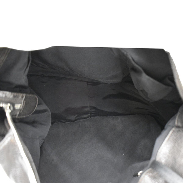 CHANEL CC Caviar Leather Hobo Bag Dark Brown