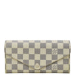 LOUIS VUITTON Josephine  Damier Azur Wallet White