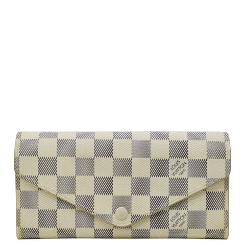 LOUIS VUITTON Josephine  Damier Azur Wallet White