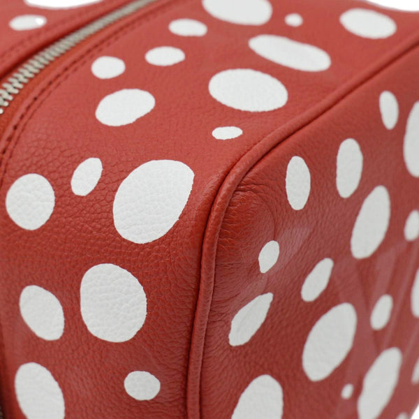 LOUIS VUITTON Monogram Leather Shoulder Bag Red upper look corner look