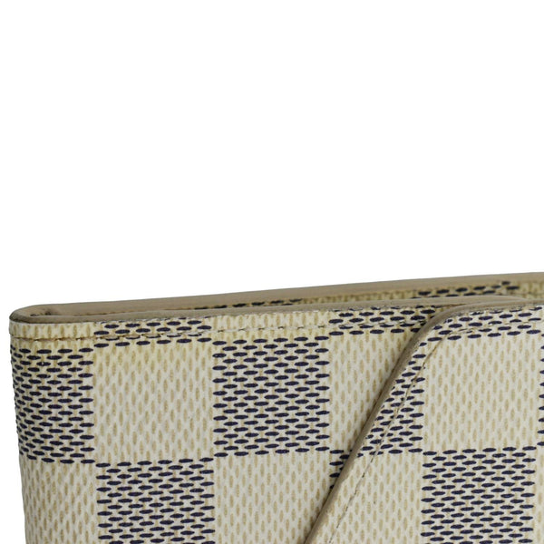 LOUIS VUITTON Josephine  Damier Azur Wallet White