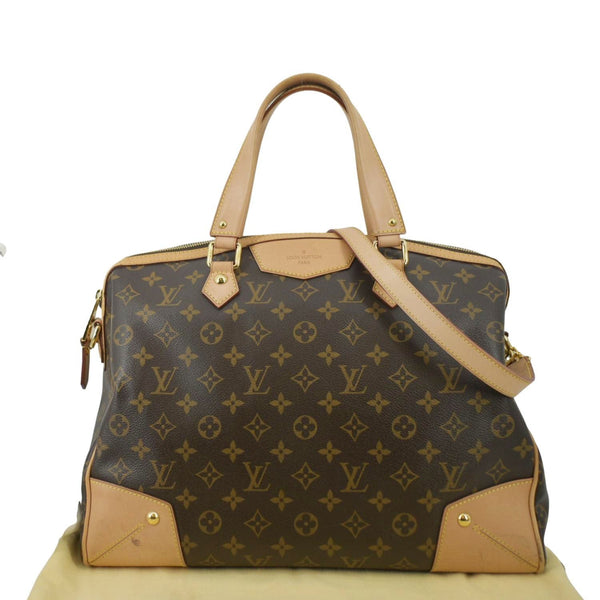 LOUIS VUITTON Retiro GM Monogram Canvas Shoulder Bag Brown