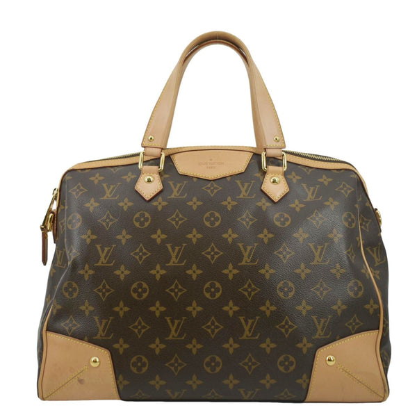 LOUIS VUITTON Retiro GM Monogram Canvas Shoulder Bag Brown