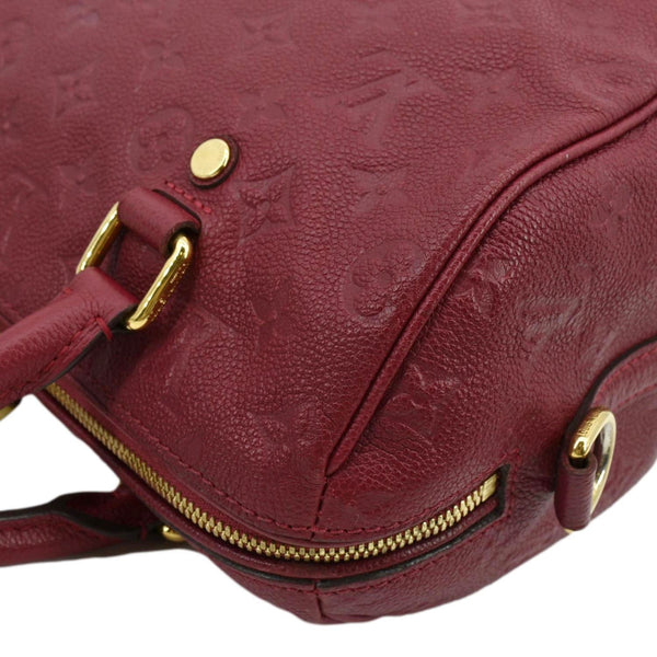 LOUIS VUITTON Speedy 25 Bandouliere Monogram Empreinte Crossbody Bag Fuchsia