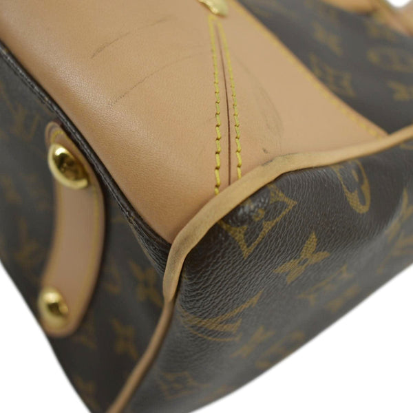 LOUIS VUITTON Retiro GM Monogram Canvas Shoulder Bag Brown