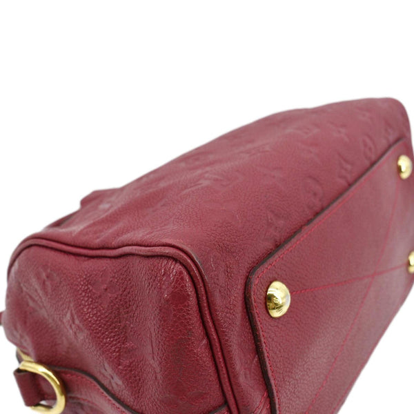 LOUIS VUITTON Speedy 25 Bandouliere Monogram Empreinte Crossbody Bag Fuchsia