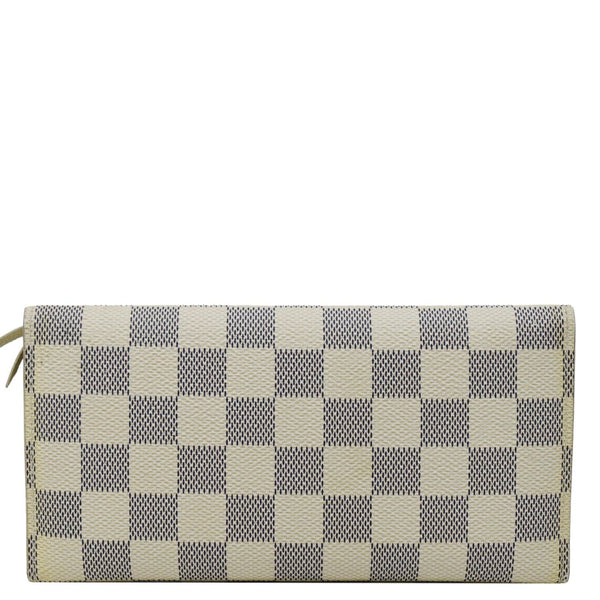 LOUIS VUITTON Josephine  Damier Azur Wallet White