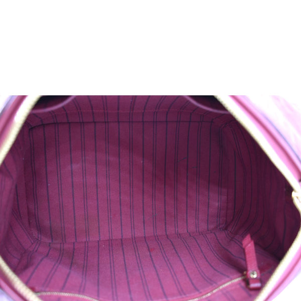 LOUIS VUITTON Speedy 25 Bandouliere Monogram Empreinte Crossbody Bag Fuchsia