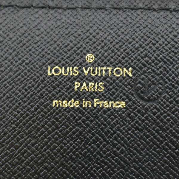 LOUIS VUITTON Reverse Canvas Chain Wallet Light Brown  tag look