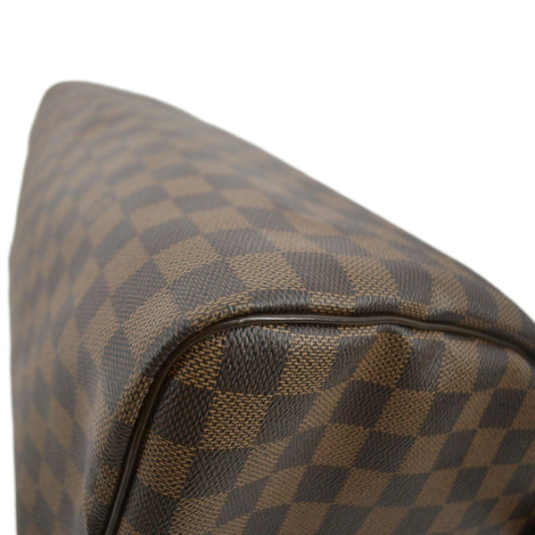 LOUIS VUITTON Speedy 35 Damier Ebene Satchel Bag Brown