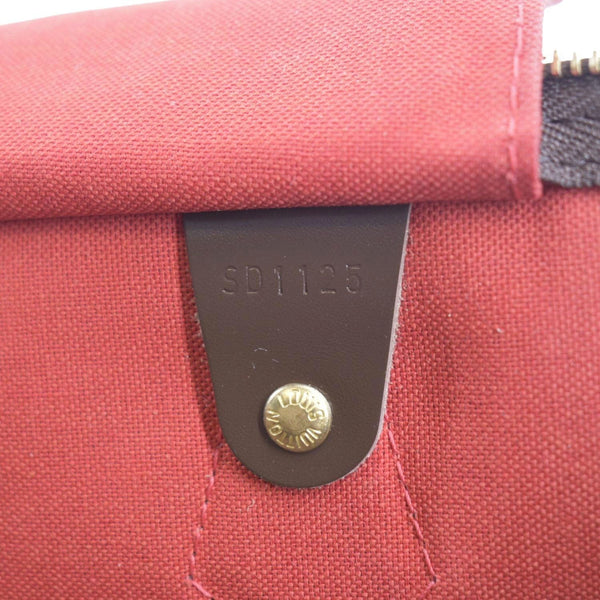 LOUIS VUITTON Speedy 35 Damier Ebene Satchel Bag Brown