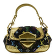 LOUIS VUITTON Marilyn Multicolor Monogram Canvas Satchel Bag Black