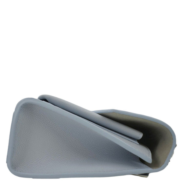 LOUIS VUITTON Mylockme Calf Leather Chain Shoulder Bag Light Blue